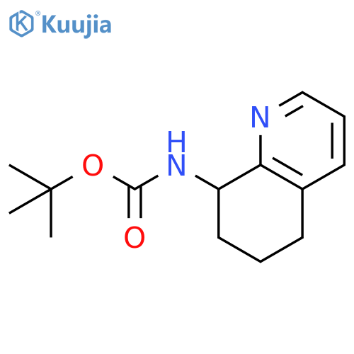 tert-Butyl (5,6,7,8-tetrahydroquinolin-8-yl)carbamate structure