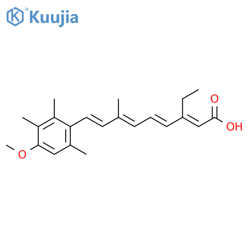 (2E,4E,6E,8E)-3-Ethyl-9-(4-methoxy-2,3,6-trimethylphenyl)-7-methyl-2,4,6,8-nonatetraenoic Acid structure