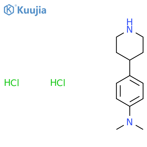N,N-Dimethyl-4-(4-piperidinyl)aniline dihydrochloride structure