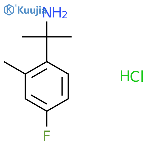 2-(4-fluoro-2-methylphenyl)propan-2-amine structure