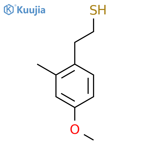 2-(4-methoxy-2-methylphenyl)ethane-1-thiol structure