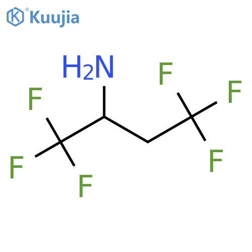 1,1,1,4,4,4-Hexafluorobutan-2-amine structure