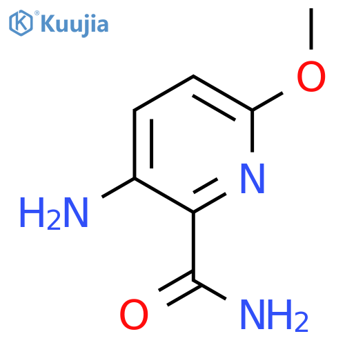 3-Amino-6-methoxypicolinamide structure