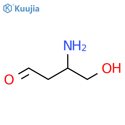 Butanal, 3-amino-4-hydroxy- structure