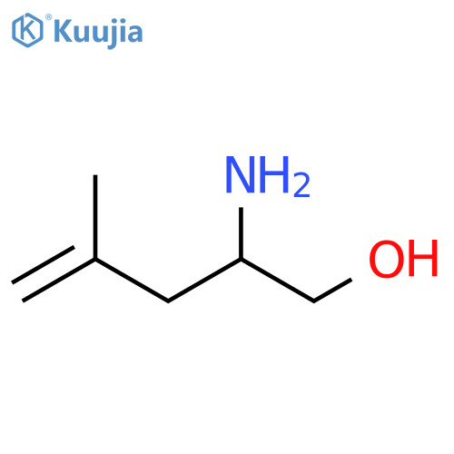 2-amino-4-methylpent-4-en-1-ol structure