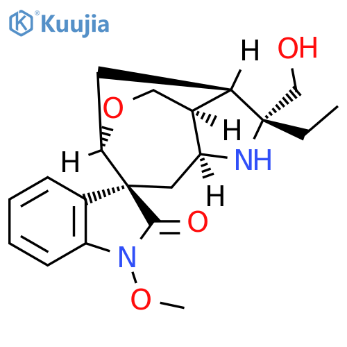 Spiro[3H-indole-3,7'(6'H)-[3,6]methano[1H]oxepino[4,3-b]pyrrol]-2(1H)-one, 2'-ethyl-2',3',3'a,4',8',8'a-hexahydro-2'-(hydroxymethyl)-1-methoxy-, (2'R,3S,3'R,3'aS,6'R,8'aS)- structure