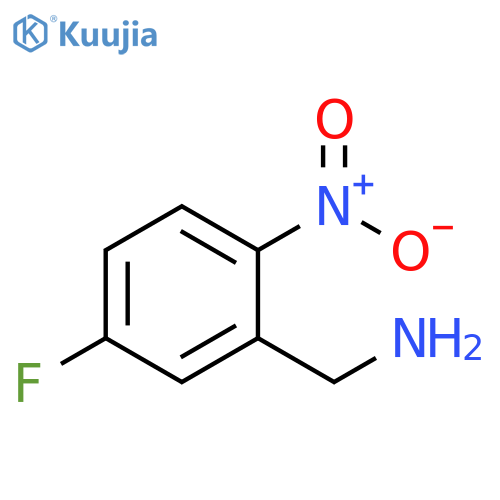 (5-FLUORO-2-NITROPHENYL)METHANAMINE structure
