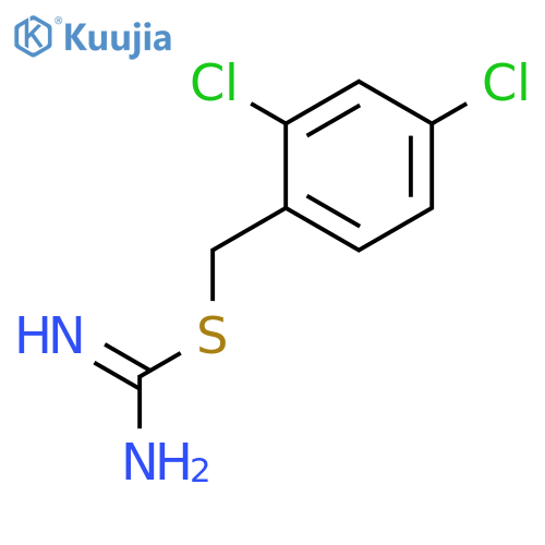 {(2,4-dichlorophenyl)methylsulfanyl}methanimidamide structure