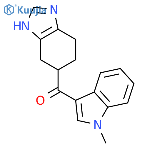 5-(1-Methylindole-3-yl)carbonyl-4,5,6,7-tetrahydro-1H-bezimidazole structure