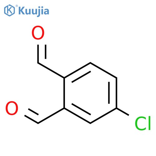 1,2-Benzenedicarboxaldehyde, 4-chloro- structure