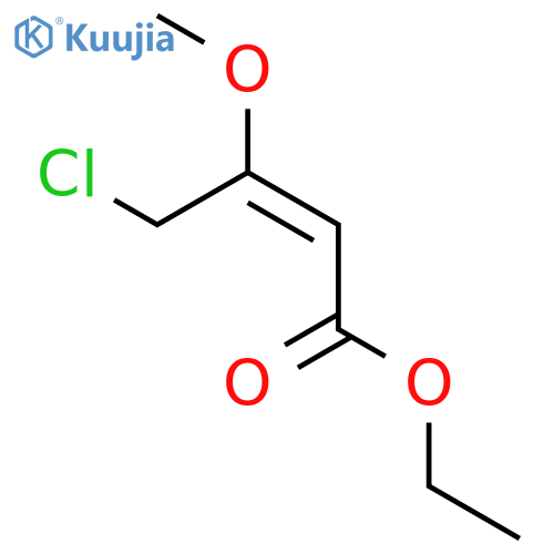2-Butenoic acid,4-chloro-3-methoxy-, ethyl ester structure