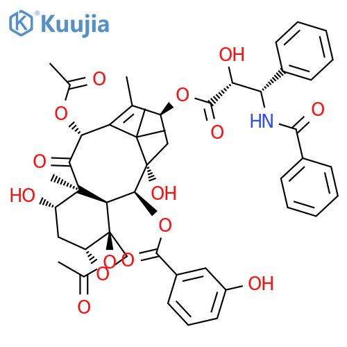 2-m-Hydroxy(benzoyl) Paclitaxel structure