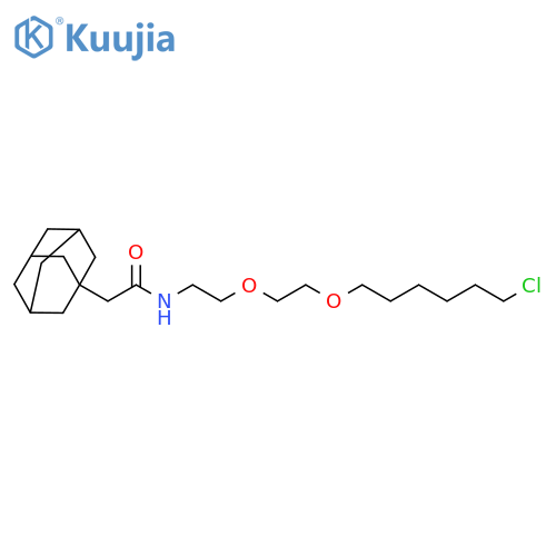 Tricyclo[3.3.1.13,7]decane-1-acetamide, N-[2-[2-[(6-chlorohexyl)oxy]ethoxy]ethyl]- structure