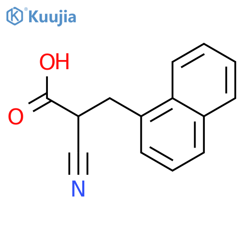 2-Cyano-3-(1-naphthyl)propionicAcid structure
