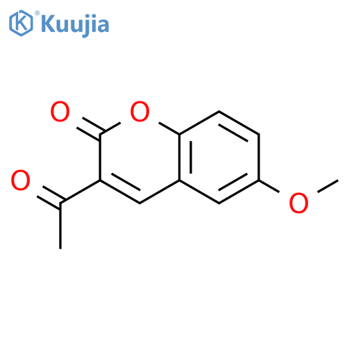 3-acetyl-6-methoxy-2H-chromen-2-one structure