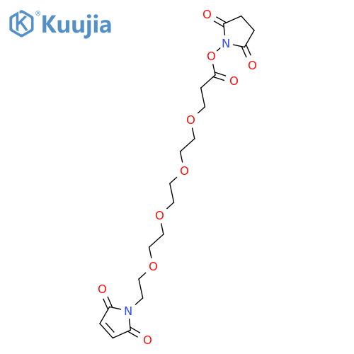 Mal-PEG4-NHS ester structure