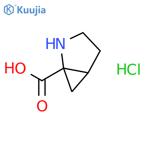 2-azabicyclo[3.1.0]hexane-1-carboxylic acid hydrochloride structure