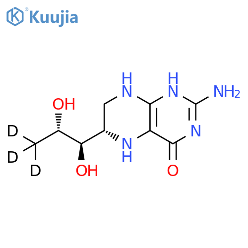 (6S)-Tetrahydro-L-biopterin-d3 Disulfate(Mixture of Diastereomers) structure