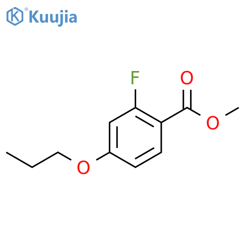 Methyl 2-fluoro-4-propoxybenzoate structure