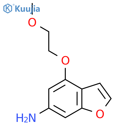 4-(2-Methoxyethoxy)benzofuran-6-amine structure