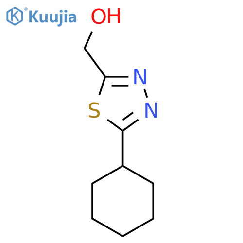 (5-Cyclohexyl-1,3,4-thiadiazol-2-yl)methanol structure