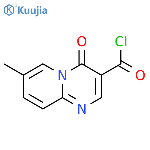 7-Methyl-4-oxo-4H-pyrido[1,2-a]pyrimidine-3-carbonyl chloride structure