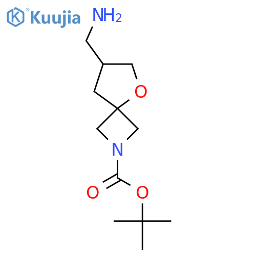 Tert-Butyl 7-(aminomethyl)-5-oxa-2-azaspiro[3.4]octane-2-carboxylate structure