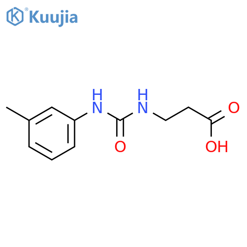 3-(3-(m-Tolyl)ureido)propanoic acid structure