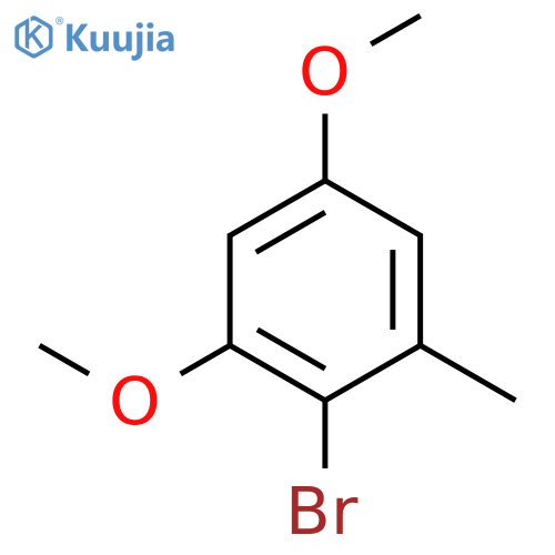 Benzene,2-bromo-1,5-dimethoxy-3-methyl- structure