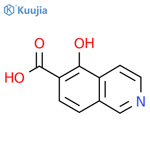 5-Hydroxy-6-isoquinolinecarboxylic acid structure