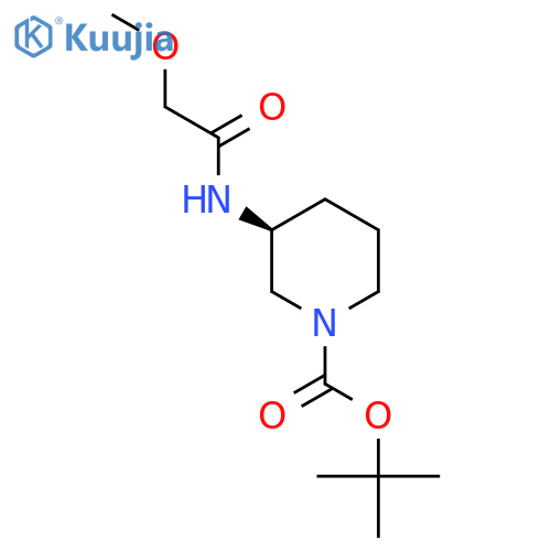 (S)-Tert-Butyl 3-(2-methoxyacetamido)piperidine-1-carboxylate structure