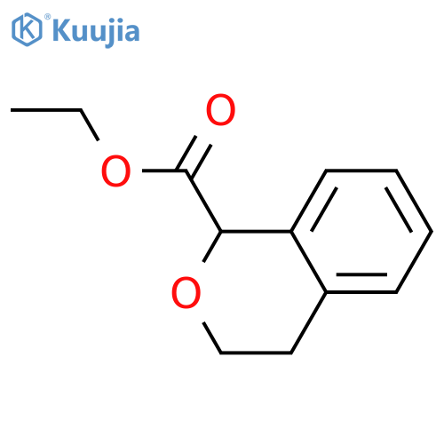 Ethyl 3,4-dihydro-1H-2-benzopyran-1-carboxylate structure