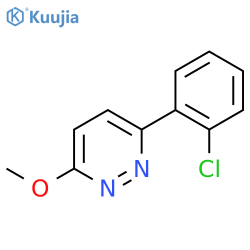 3-(2-Chlorophenyl)-6-methoxypyridazine structure