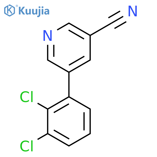 5-(2,3-Dichlorophenyl)nicotinonitrile structure