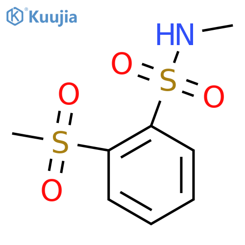 2-methanesulfonyl-N-methylbenzene-1-sulfonamide structure