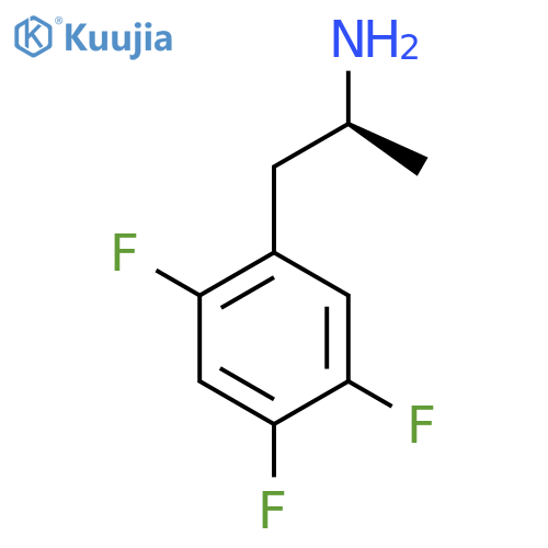 (2S)-1-(2,4,5-trifluorophenyl)propan-2-amine structure