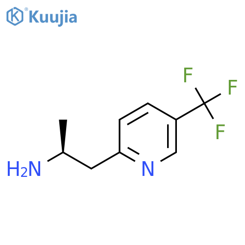 (2S)-1-5-(trifluoromethyl)pyridin-2-ylpropan-2-amine structure