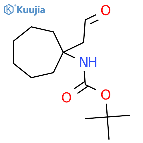 N-Boc-(1-aminocycloheptyl)-acetaldehyde structure