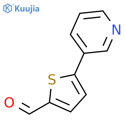 5-(Pyridin-3-yl)thiophene-2-carbaldehyde structure