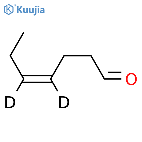 cis-4-Heptenal-D2 structure