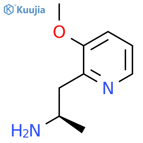 (2R)-1-(3-methoxypyridin-2-yl)propan-2-amine structure