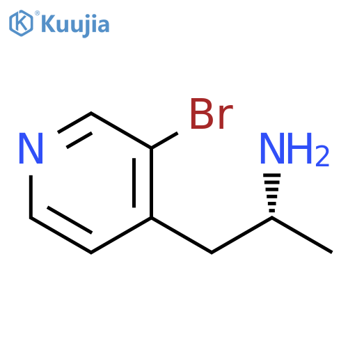 (2R)-1-(3-bromopyridin-4-yl)propan-2-amine structure