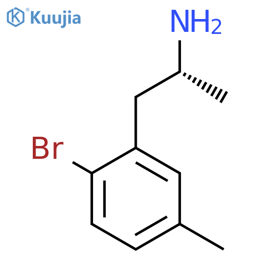 (2R)-1-(2-bromo-5-methylphenyl)propan-2-amine structure