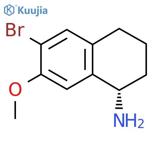 (1S)-6-BROMO-7-METHOXY-1,2,3,4-TETRAHYDRONAPHTHYLAMINE structure