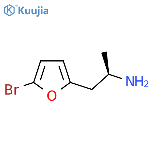 (2R)-1-(5-bromofuran-2-yl)propan-2-amine structure