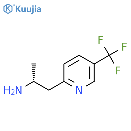 (2R)-1-5-(trifluoromethyl)pyridin-2-ylpropan-2-amine structure