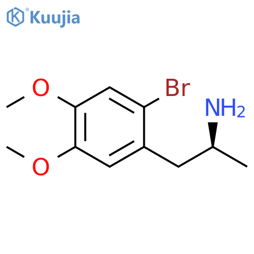 (2S)-1-(2-bromo-4,5-dimethoxyphenyl)propan-2-amine structure
