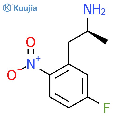 (2S)-1-(5-fluoro-2-nitrophenyl)propan-2-amine structure