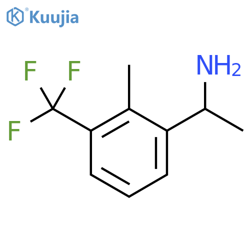 1-[2-METHYL-3-(TRIFLUOROMETHYL)PHENYL]ETHAN-1-AMINE structure