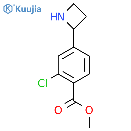 methyl 4-(azetidin-2-yl)-2-chlorobenzoate structure